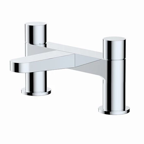 RAK - Petit Round Deck Bath Filler Chrome - RAKPER3004C 3 RAK - Petit Round Deck Bath Filler Chrome - RAKPER3004C