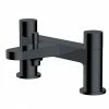 RAK - Petit Round Deck Bath Shower Mixer Matt Black - RAKPER3005B 1 RAK - Petit Round Deck Bath Shower Mixer Matt Black - RAKPER3005B -Bath Taps Shop RAKPER3005B m
