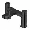 RAK - Petit Square Deck Bath Shower Mixer Matt Black - RAKPES3005B 1 RAK - Petit Square Deck Bath Shower Mixer Matt Black - RAKPES3005B -Bath Taps Shop RAKPES3005B M