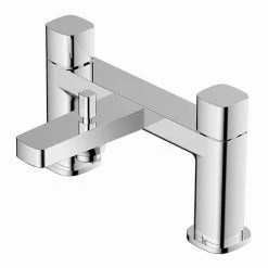 RAK - Petit Square Deck Bath Shower Mixer Chrome - RAKPES3005C