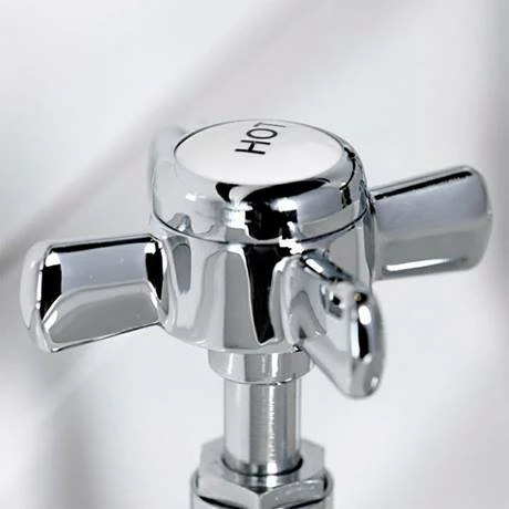 Regent Chrome Traditional Bath Taps 5 Regent Chrome Traditional Bath Taps - Image 3