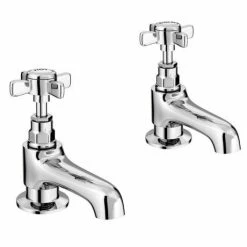 Regent Chrome Traditional Bath Taps