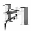 Nuie Sanford Chrome Bath Shower Mixer + Shower Kit - SAN304 -Bath Taps Shop SAN304 P