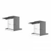 Nuie Sanford Chrome 3/4" Side Valves (Pair) - SAN308 1 Nuie Sanford Chrome 3/4" Side Valves (Pair) - SAN308 -Bath Taps Shop SAN308 P
