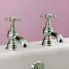 Silverdale Victorian Bath Pillar Taps Nickel 2 Silverdale Victorian Bath Pillar Taps Nickel -Bath Taps Shop Silverdale Victorian Bath Pillar Taps Nickel p