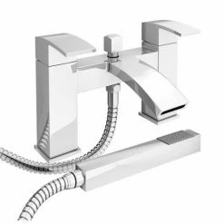 Summit Bath Shower Mixer with Shower Kit - Chrome