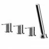 Asquiths Sanctity Deck Mounted Bath Shower Mixer (4TH) No Spout - TAA5125 1 Asquiths Sanctity Deck Mounted Bath Shower Mixer (4TH) No Spout - TAA5125 -Bath Taps Shop TAA5125 p
