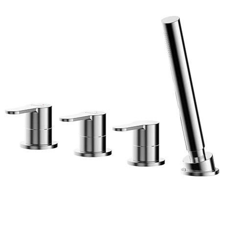 Asquiths Sanctity Deck Mounted Bath Shower Mixer (4TH) No Spout - TAA5125 3 Asquiths Sanctity Deck Mounted Bath Shower Mixer (4TH) No Spout - TAA5125