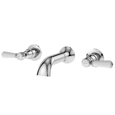Asquiths Restore Lever 3TH Wall Bath Filler - TAF5322 3 Asquiths Restore Lever 3TH Wall Bath Filler - TAF5322
