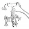Heritage - Dawlish Bath Shower Mixer Tap - Chrome - TDCC02 1 Heritage - Dawlish Bath Shower Mixer Tap - Chrome - TDCC02 -Bath Taps Shop TDCC02 PNN
