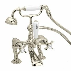 Heritage - Dawlish Bath Shower Mixer Tap - Vintage Gold - TDCG02
