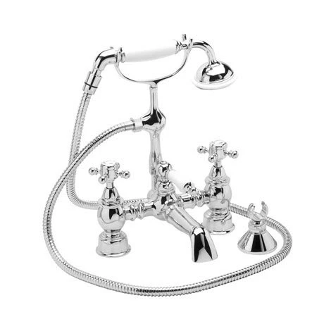 Heritage - Hartlebury Bath Shower Mixer - Chrome - THRC02 3 Heritage - Hartlebury Bath Shower Mixer - Chrome - THRC02