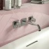 Venice Modern 3TH Round Wall Mounted Bath Filler - Chrome 1 Venice Modern 3TH Round Wall Mounted Bath Filler - Chrome -Bath Taps Shop TI661CH n p
