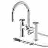 Hudson Reed Revolution Industrial Bath Shower Mixer + Shower Kit - TIW354 1 Hudson Reed Revolution Industrial Bath Shower Mixer + Shower Kit - TIW354 -Bath Taps Shop TIW354 P