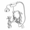 Chatsworth 1928 Traditional Crosshead Bath Shower Mixer Tap with Shower Kit 1 Chatsworth 1928 Traditional Crosshead Bath Shower Mixer Tap with Shower Kit -Bath Taps Shop TRAD03D n p