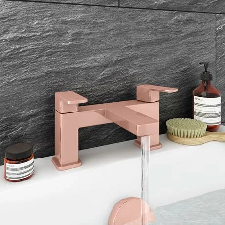 Toreno Modern Rose Gold Bath Filler Tap 4 Toreno Modern Rose Gold Bath Filler Tap - Image 2