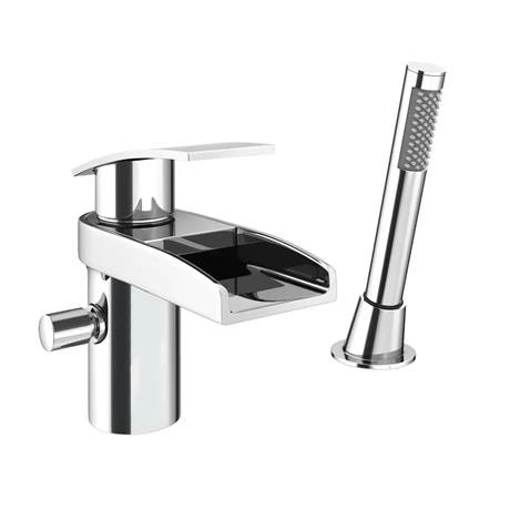 Zen Mono Bath Shower Mixer Tap with Shower Kit 4 Zen Mono Bath Shower Mixer Tap with Shower Kit - Image 2