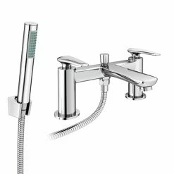 Valencia Joystick Control Lever Bath Shower Mixer incl. Shower Kit