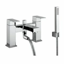 Crosswater Verge Bath Shower Mixer with Shower Kit Chrome - VR422DC
