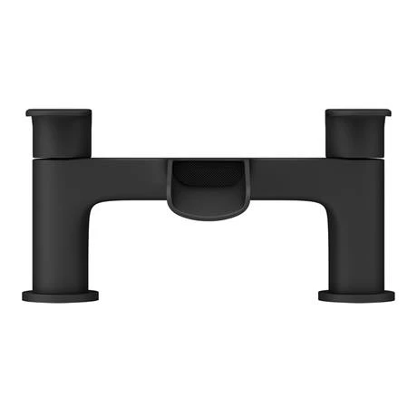 Valencia Matt Black Waterfall Bath Filler 5 Valencia Matt Black Waterfall Bath Filler - Image 3