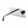 Venice Modern Round Wall Mounted Bath or Basin Mixer - Chrome 2 Venice Modern Round Wall Mounted Bath or Basin Mixer - Chrome -Bath Taps Shop VWM1CHR P1