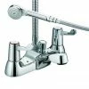 Bristan - Value Lever Bath Shower Mixer - Chrome Plated w/ Ceramic Disc Valves - VAL-BSM-C-CD 2 Bristan - Value Lever Bath Shower Mixer - Chrome Plated w/ Ceramic Disc Valves - VAL-BSM-C-CD -Bath Taps Shop Value Bath Mixer P