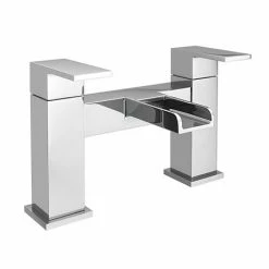 Monza Waterfall Modern Bath Taps