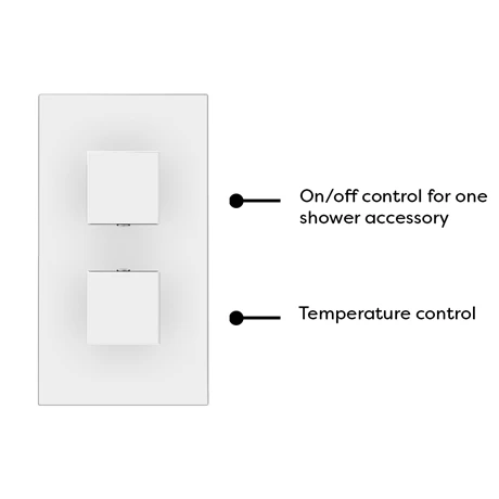 Monza Waterfall Wall Mounted Bath Tap With Concealed Thermostatic Valve 8 Monza Waterfall Wall Mounted Bath Tap With Concealed Thermostatic Valve - Image 6