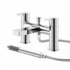 Hudson Reed Willow Bath Shower Mixer + Shower Kit - WIL304 1 Hudson Reed Willow Bath Shower Mixer + Shower Kit - WIL304 -Bath Taps Shop WIL304 P