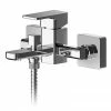 Nuie Windon Chrome Wall Mounted Bath Shower Mixer + Shower Kit - WIN316 2 Nuie Windon Chrome Wall Mounted Bath Shower Mixer + Shower Kit - WIN316 -Bath Taps Shop WIN316 P