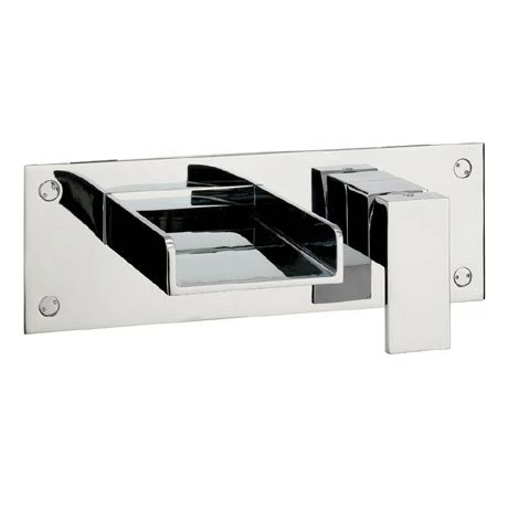 Crosswater - Water Square Wall Mounted 2 Hole Set Bath Filler - WS321WC 3 Crosswater - Water Square Wall Mounted 2 Hole Set Bath Filler - WS321WC