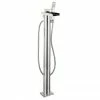 Crosswater - Water Square Floor Mounted Freestanding Bath Shower Mixer - WS415FC 1 Crosswater - Water Square Floor Mounted Freestanding Bath Shower Mixer - WS415FC -Bath Taps Shop WS415FC P