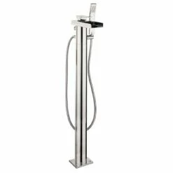 Crosswater - Water Square Floor Mounted Freestanding Bath Shower Mixer - WS415FC
