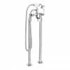 Nuie Bloomsbury Bath Shower Mixer with Extended Leg Set - Chrome 2 Nuie Bloomsbury Bath Shower Mixer with Extended Leg Set - Chrome -Bath Taps Shop XM314 DA314 P1